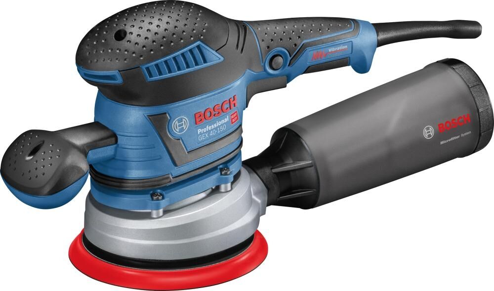 BOSCH Exzenterschleifer GEX 40-150 inkl. 1x Schleifblatt M480 L-BOXX