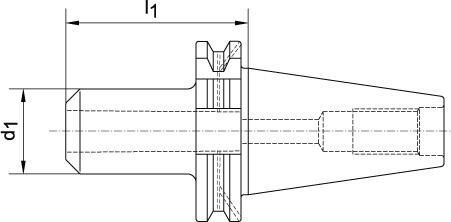 HAIMER Hochgenauigkeits-Spannfutter 10-14mm SK40 lang DIN69871ADB