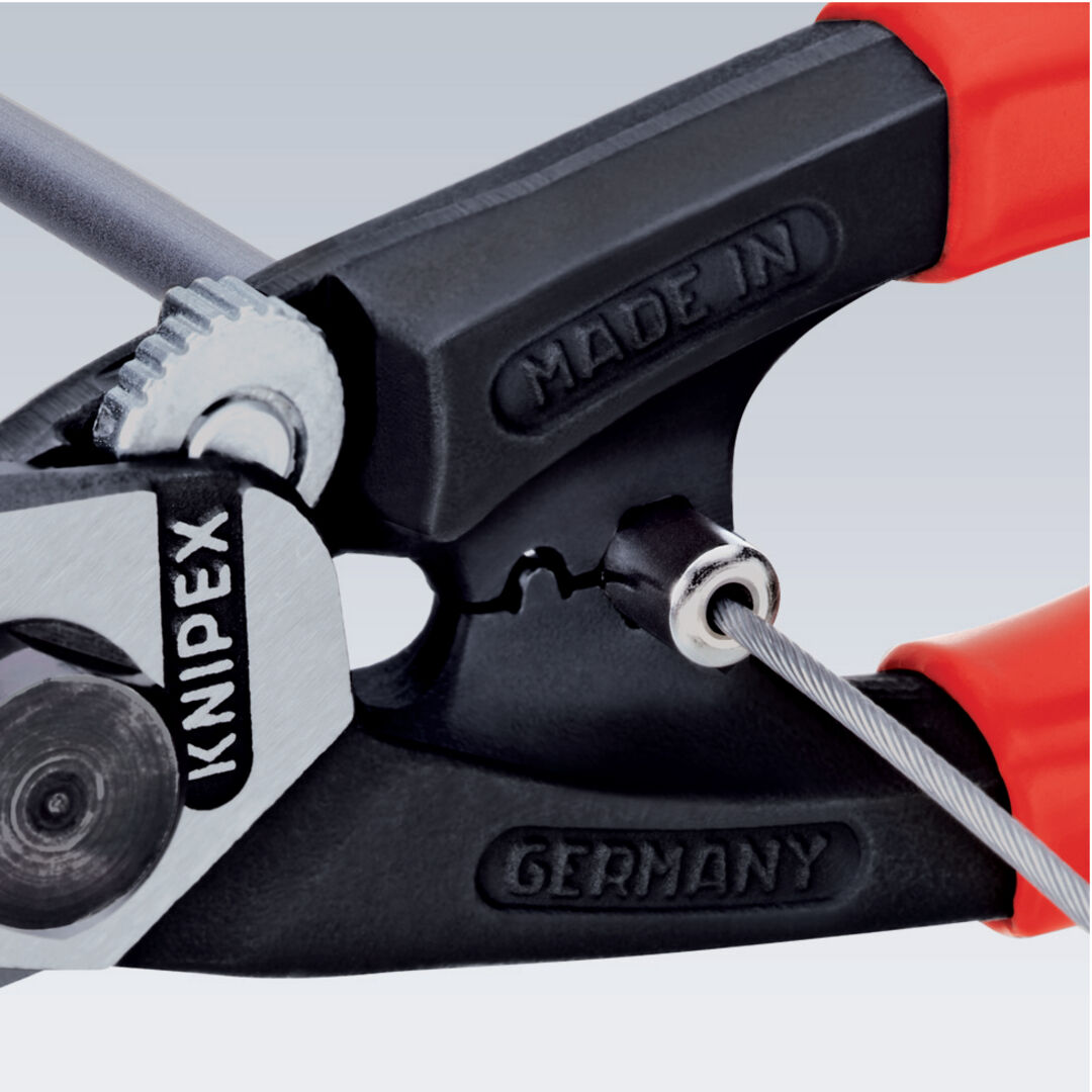 KNIPEX Drahtseilschere 190mm geschmiedet 95 61 190