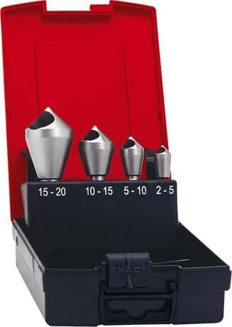 FORMAT Entgratsenker Set 2-20mm 90Grad Querloch HSS