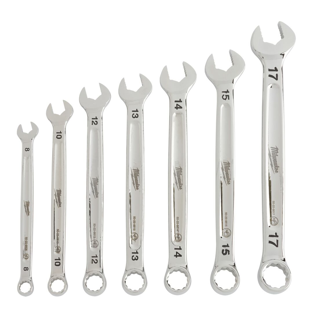 MILWAUKEE Ringmaulschlüssel Set 7-teilig metrisch MAX BITE