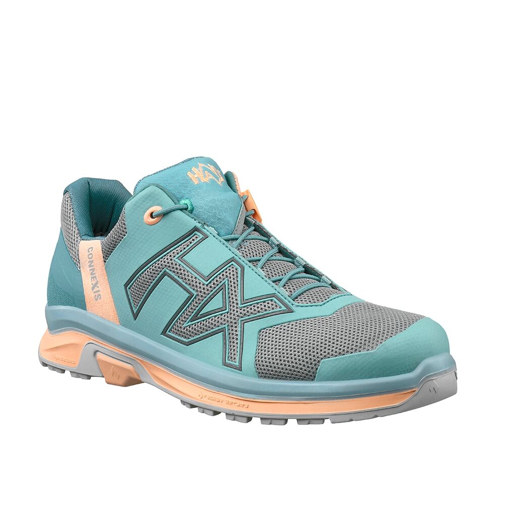 HAIX Halbschuhe CONNEXIS Go Gr. 35 UK 3,0 GTX Ws low mint-coral