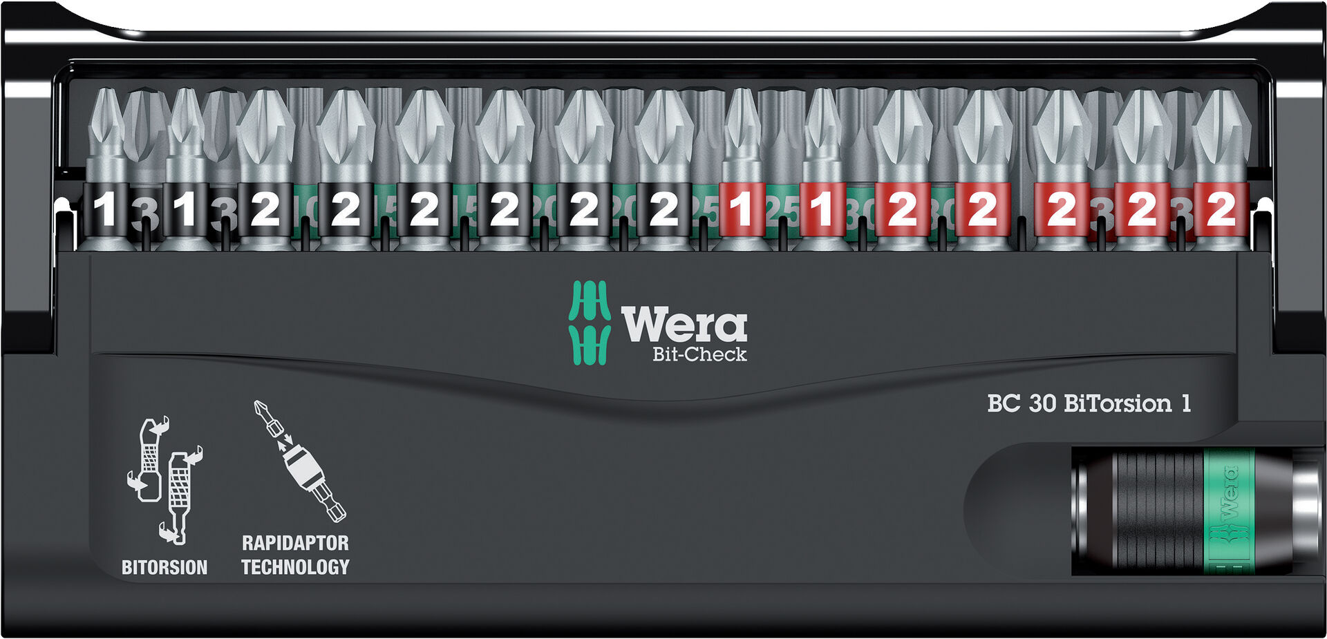 WERA Bit-Set Bit-Check 30 BiTorsion 1