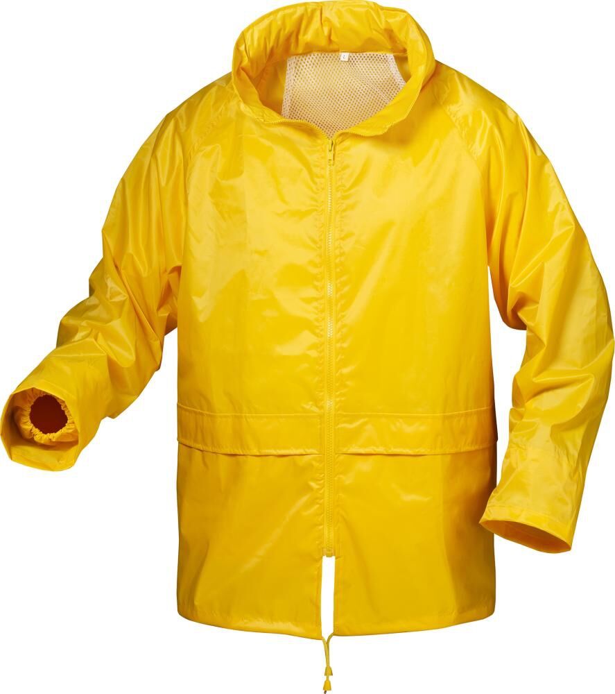 Regenjacke Nylon/Vinyl, Gr. 2XL, gelb