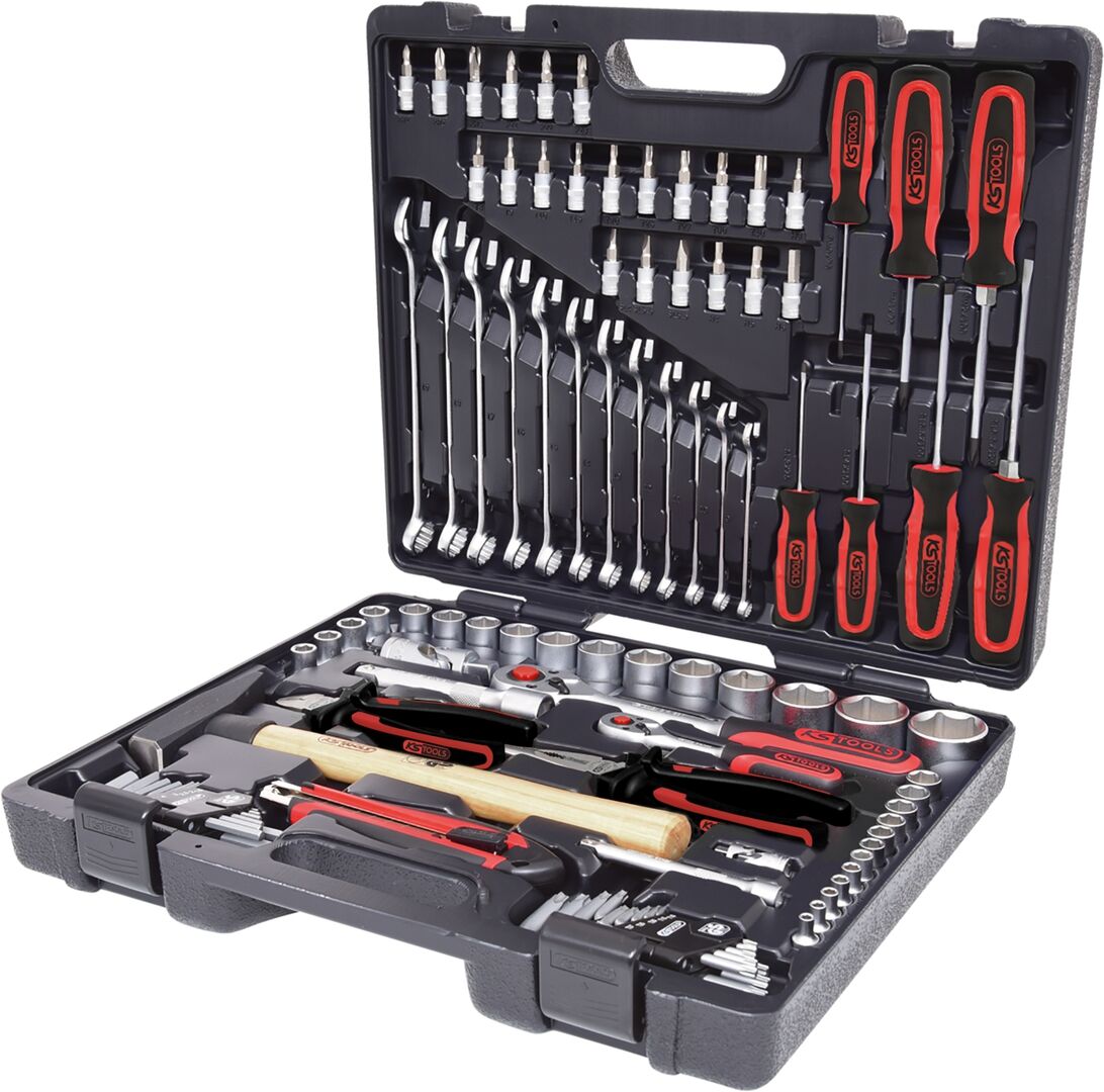 KS TOOLS Universal Werkzeug Set 1/4" + 1/2" 97-teilig im Koffer