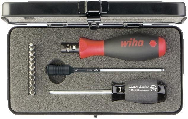 WIHA Drehmoment-Schraubendreher Set TorqueVario-S 0,8-5,0 Nm 13-teilig