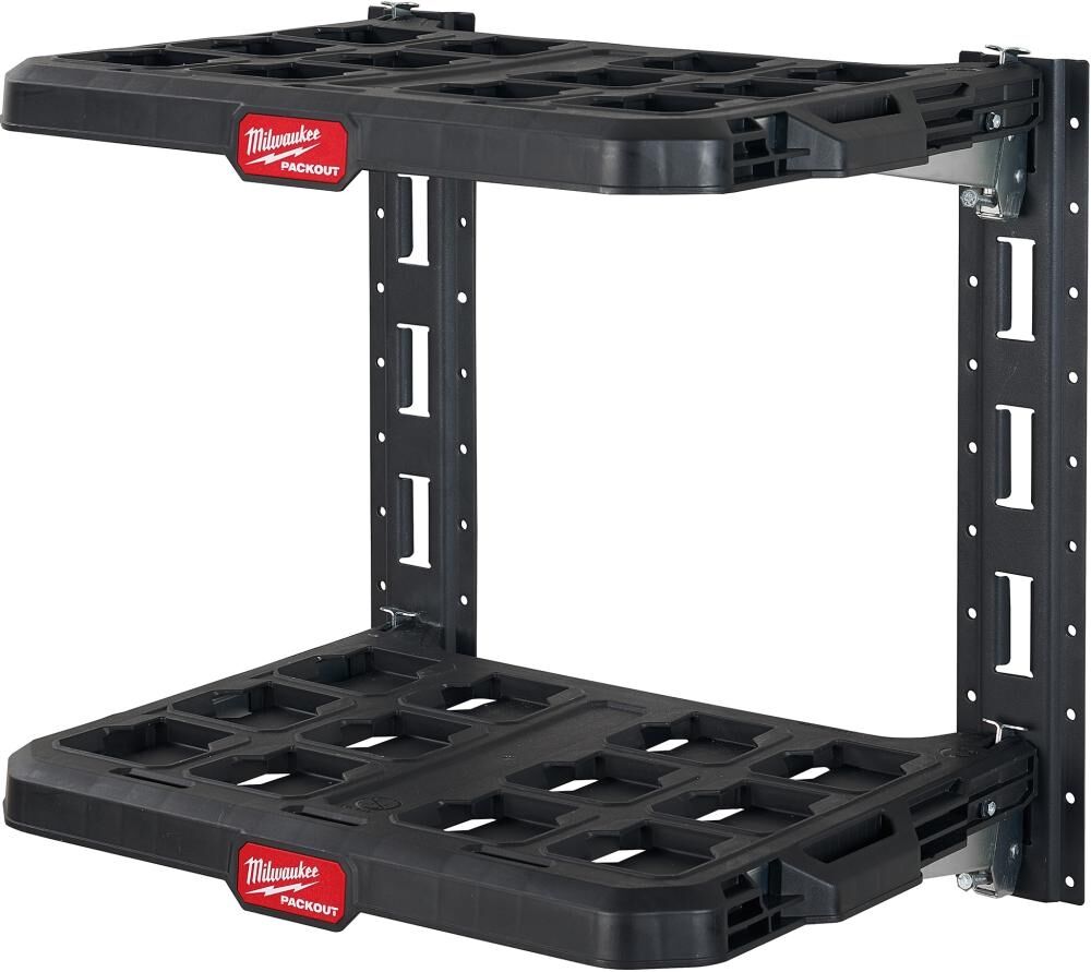 MILWAUKEE PACKOUT Schienensystem Set zur Wandmontage