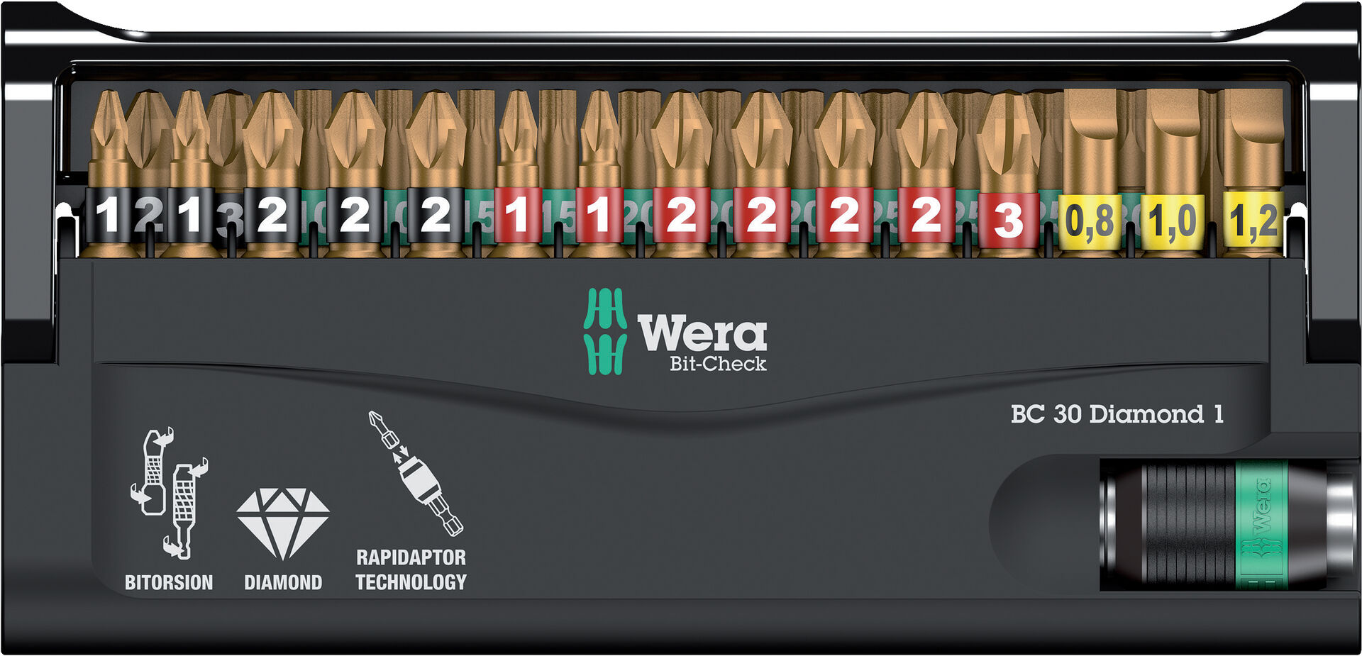 WERA Bit-Set 30tlg. Diamond 1