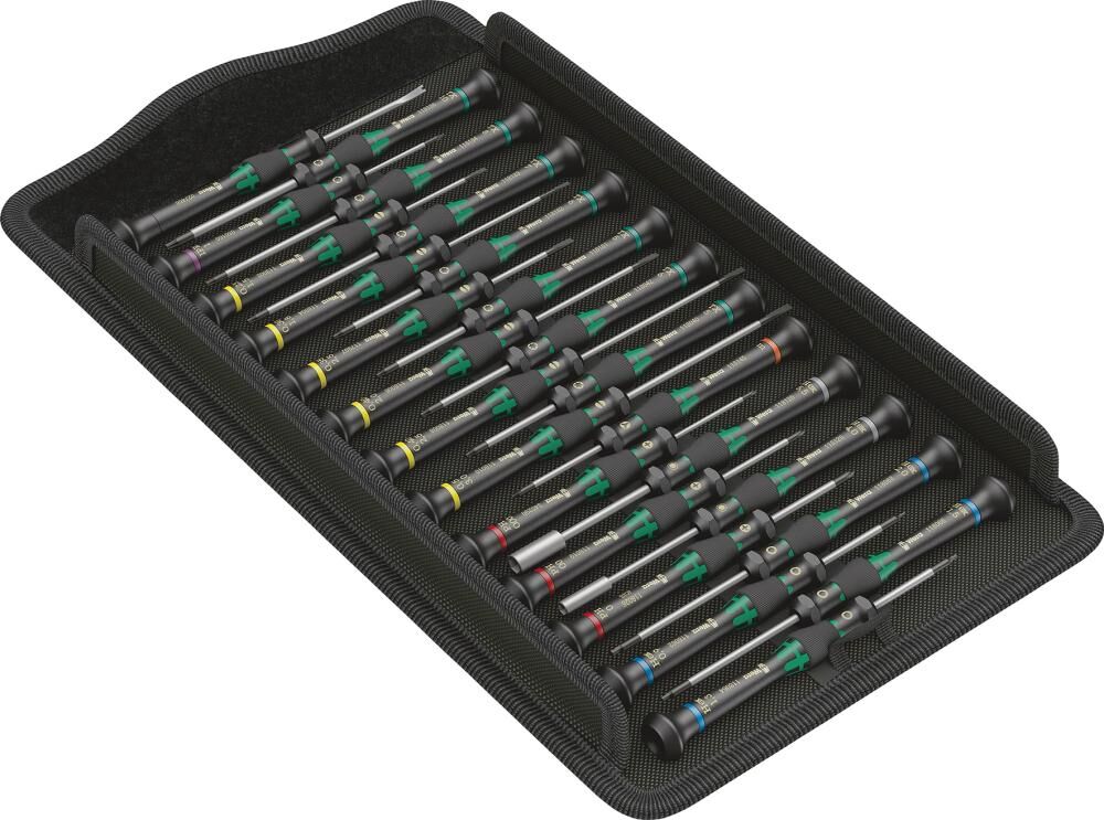 WERA Elektroniker Schraubendreher Set 25tlg. Kraftform Micro Big Pack 1