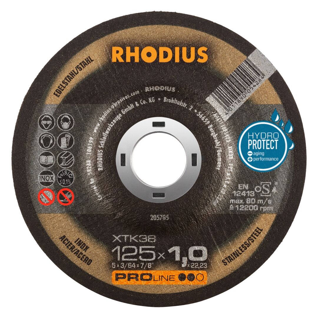 RHODIUS Trennscheibe XTK38 230x1,9mm gekröpft
