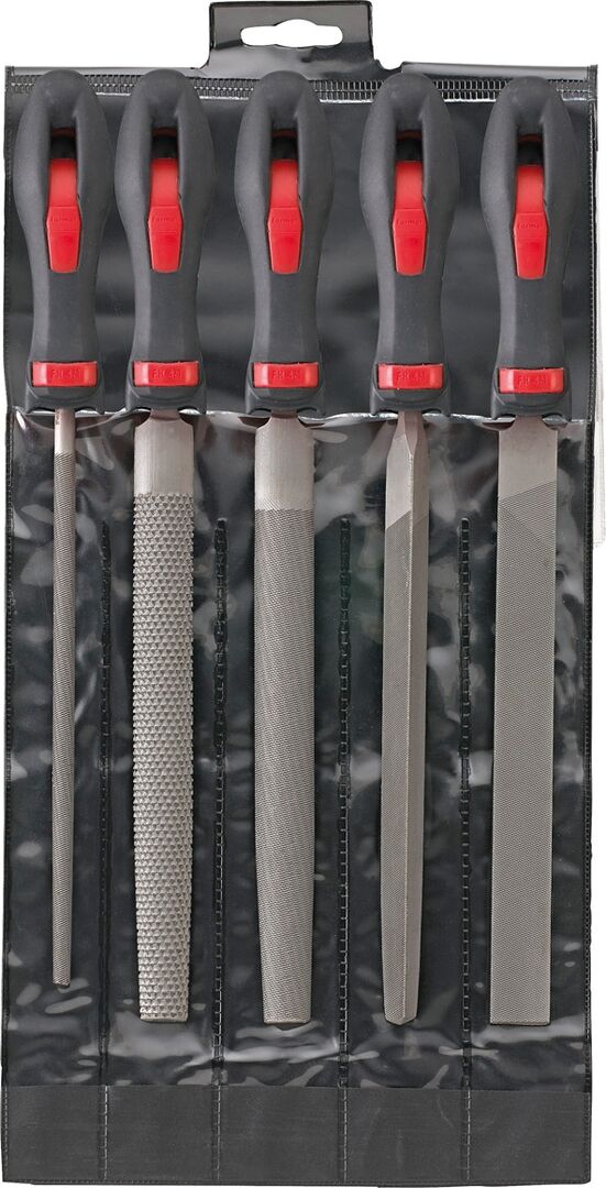 FORMAT Werkstattfeilen-Set 200mm H2 5-teilig