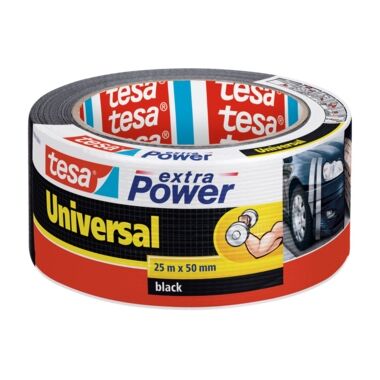 TESA Gewebeband 50mm 25m schwarz extra Power Universal