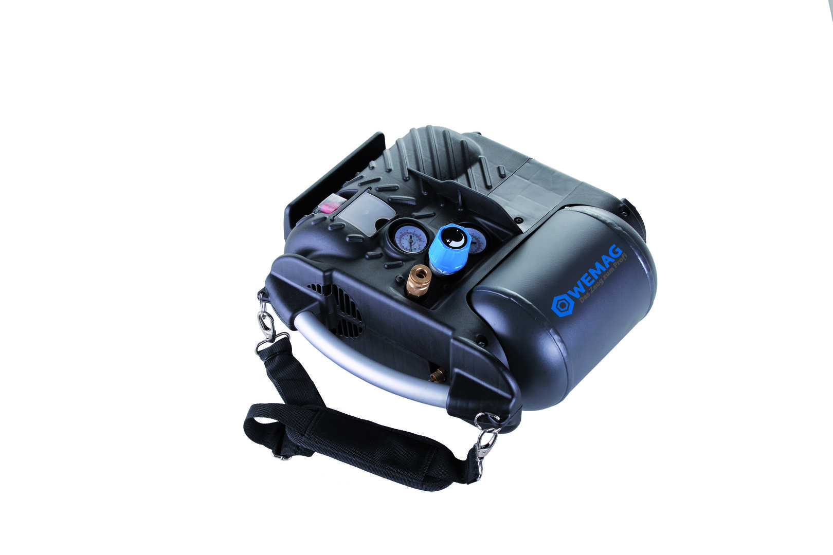 WEMAG tragbarer Druckluft Kompressor Airliner 5 GO -230V ÖLFREI