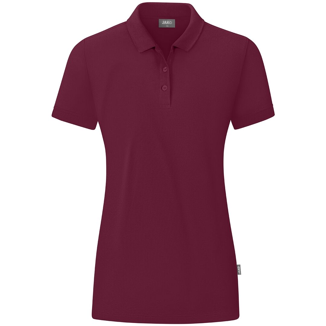 JAKO Polo Organic Damen C6320 Gr. 40 maroon