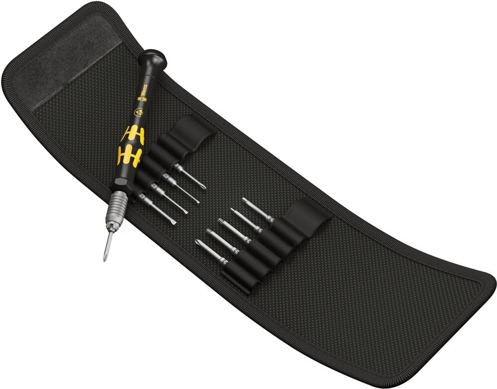 WERA Schraubendreher Set Feinmechaniker ESD Kraftform Kompakt Micro 11-teilig