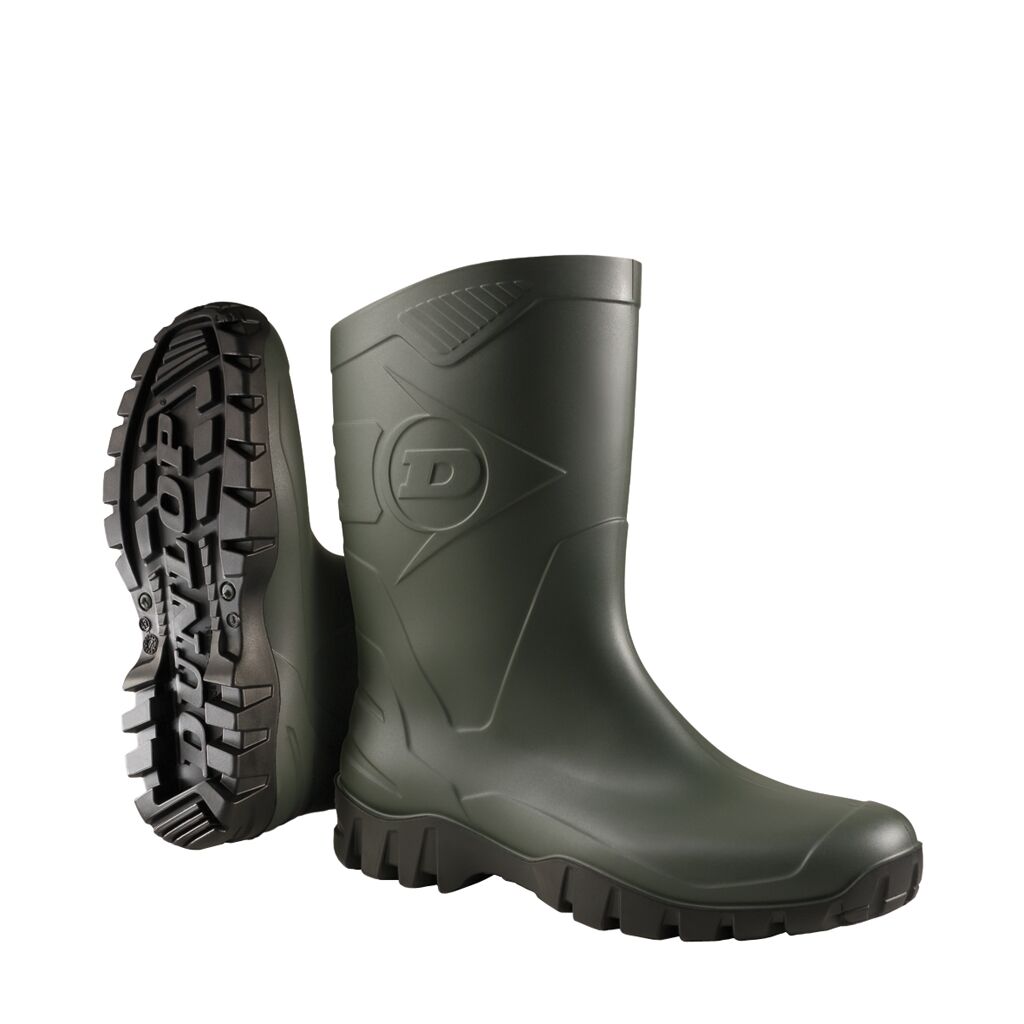 DUNLOP Gummistiefel Dee Calf PVC Gr. 43 grün/schwarz K580011