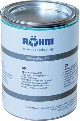 RÖHM Spezialfett F80 1 kg für Drehfutter