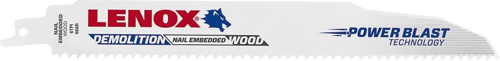 LENOX Säbelsägeblatt DEMOLITION 2St. 225x22x1,6mm 10 Z