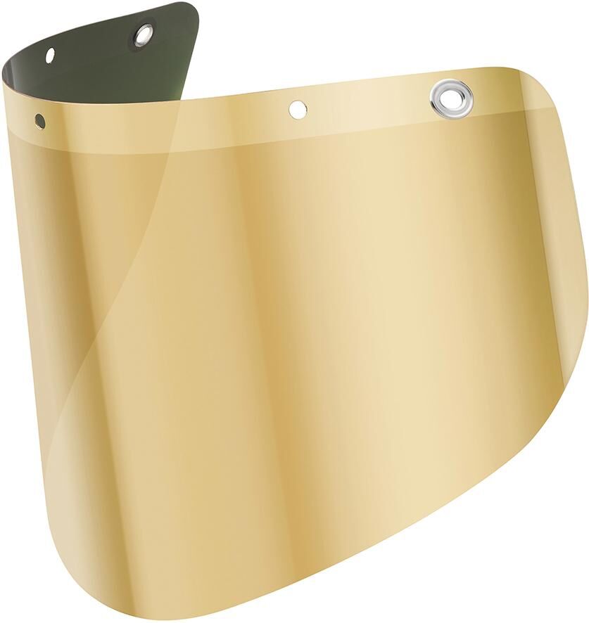 Schutzscheibe grün,PC 500x250x1mm goldbedampft