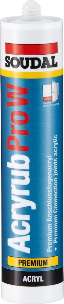 SOUDAL Dichtstoff ACRYRUB schwarz PRO W 310ml