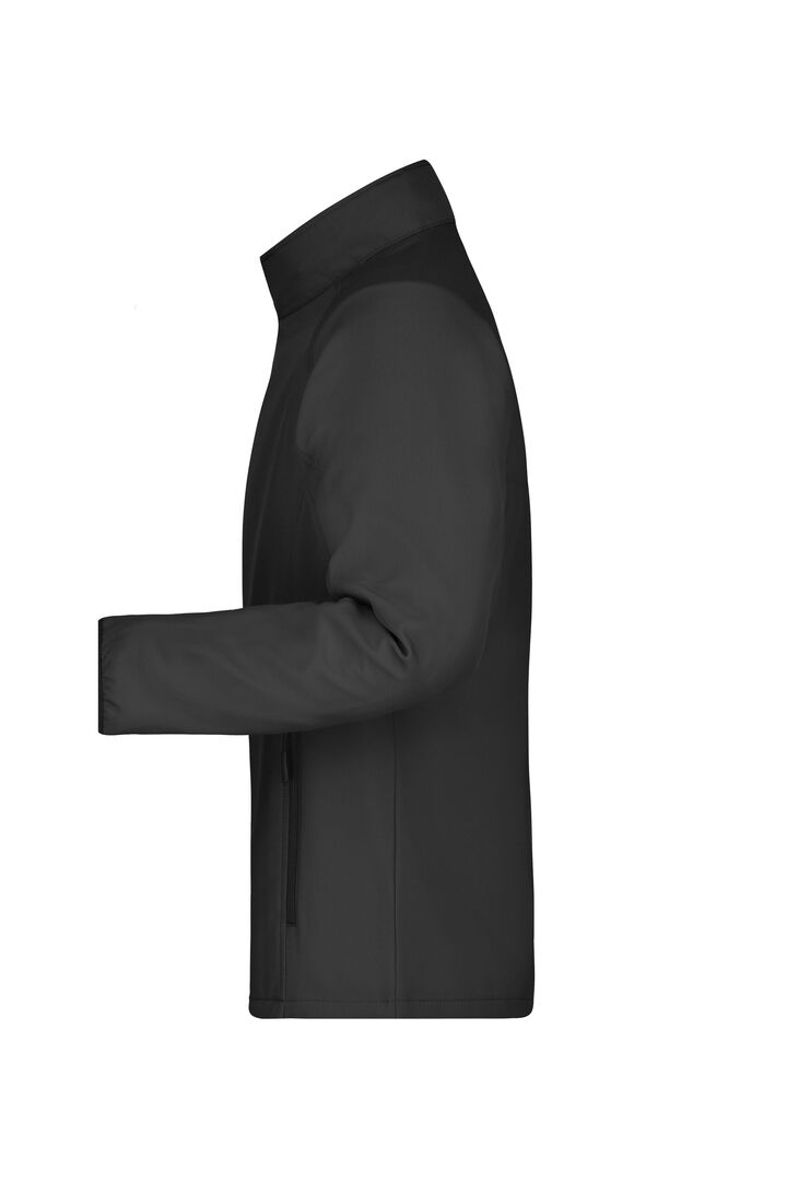 JAMES & NICHOLSON Softshelljacke Gr. XXL black/black 1130