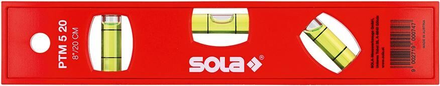 SOLA Wasserwaage Kunststoff PTM 5 20 magnetisch