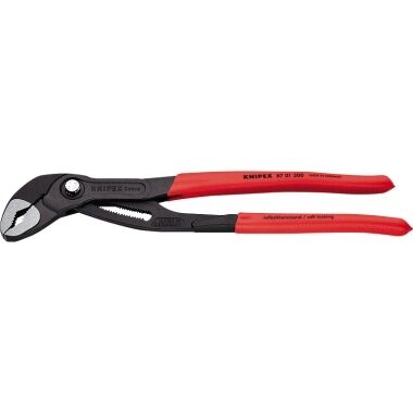KNIPEX Wasserpumpenzange Cobra 300mm Kunststoffüberzug atramentiert 87 01 300