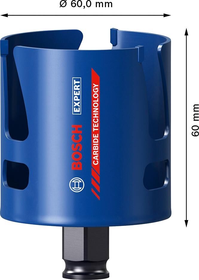 BOSCH Lochsäge EXPERT ConstructionMat 60mm