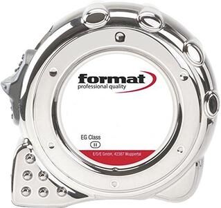 FORMAT Taschenbandmaß 5mx19mm verchromt