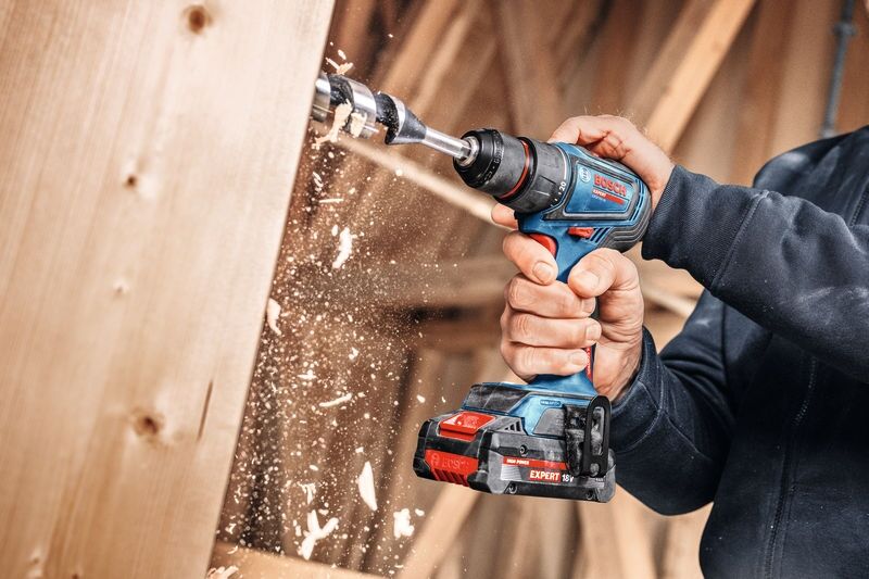 BOSCH EXPERT Akku-Bohrschrauber EXSR18V-90, solo, in L-BOXX