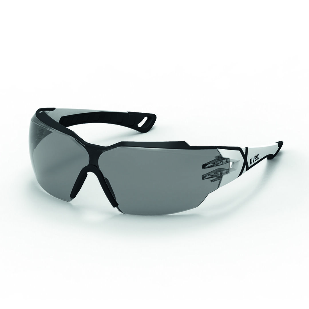UVEX Schutzbrille pheos cx2 exc. AS AF grau 23% weiß/schwarz 9198.237