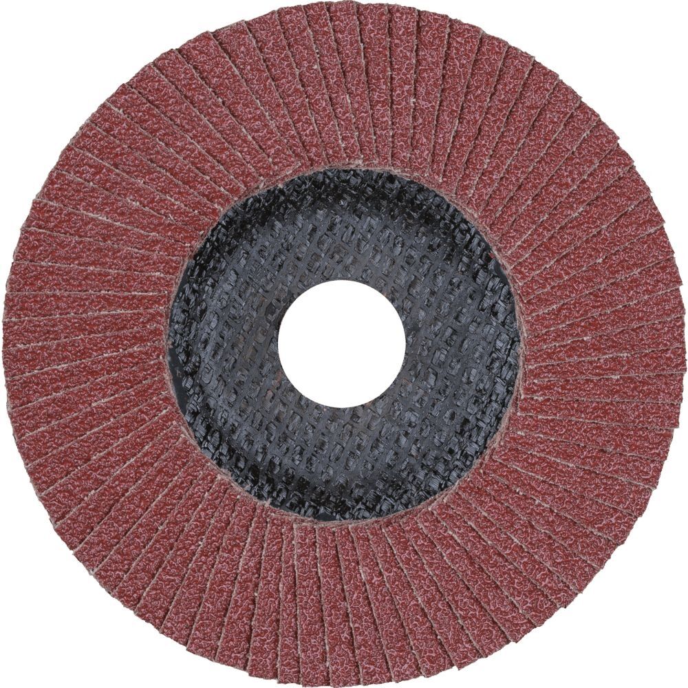 PFERD Fächerschleifscheibe Korund 125x22mm gerade K120