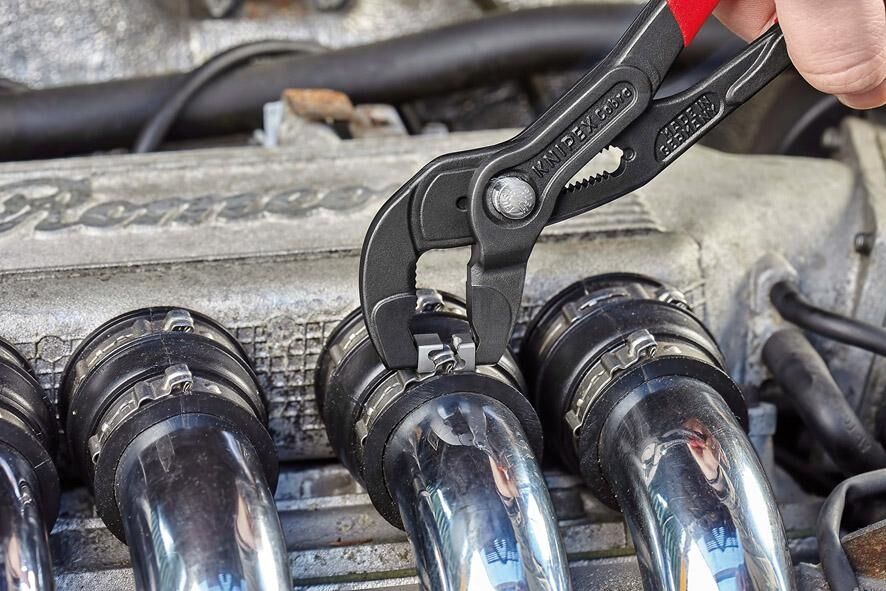 KNIPEX Schlauchschellenzange 180mm für Click-Schellen Kunststoff atramentiert 85 51 180 C