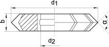 FORMAT Prismenfräser 90 Grad 50x14mm DIN847 HSS