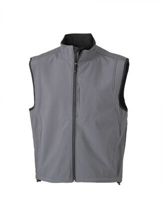 JAMES & NICHOLSON JN Mens Softshell Vest JN136 95%PES/5%EL carbon Größe L