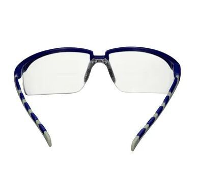 3M Schutzbrille Solus integrierter Lesebereich +2,0 blau/graue Bügel Steckbügel S2020AF-BLU