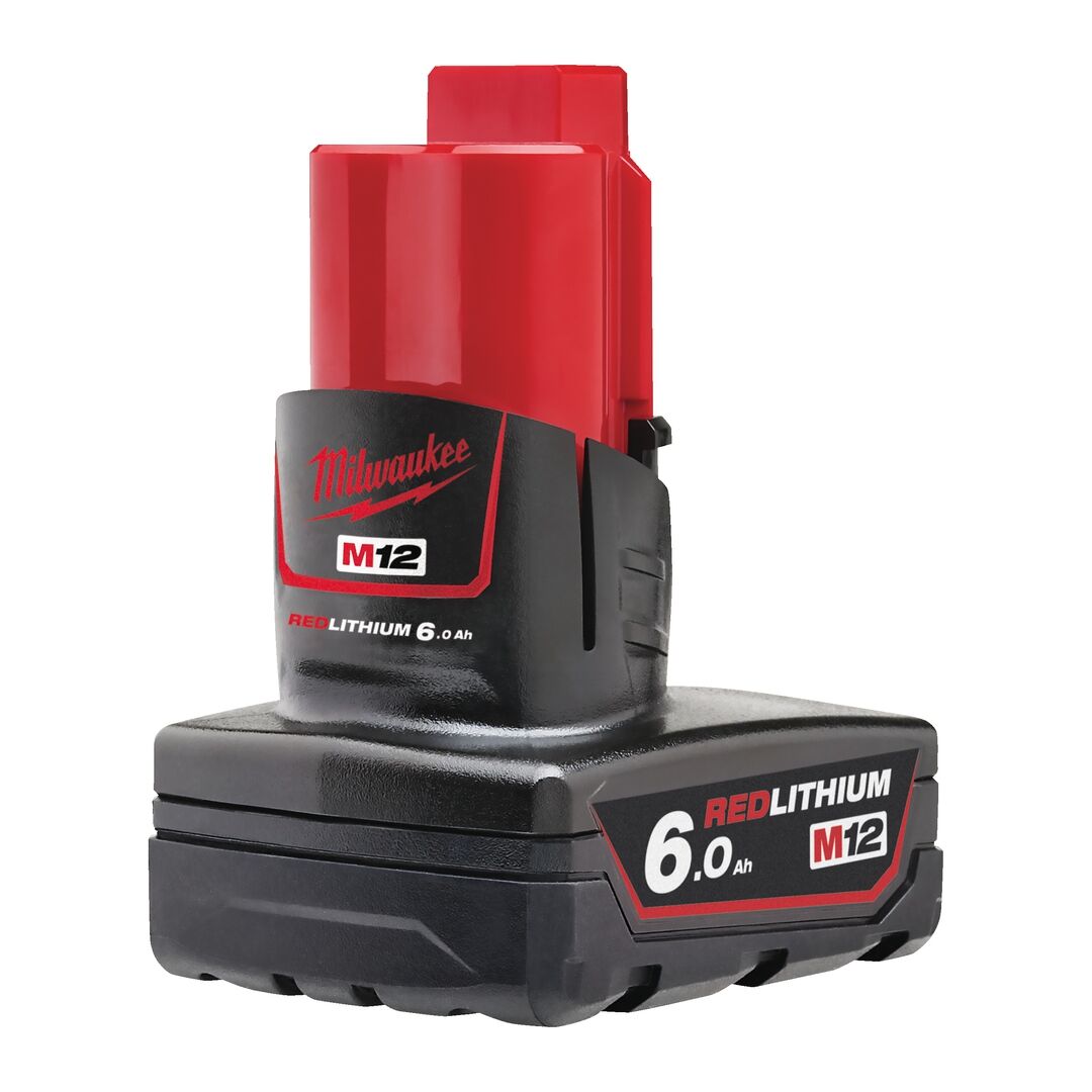 MILWAUKEE Akku M12 B6 12 V/6Ah Li-Ion Red