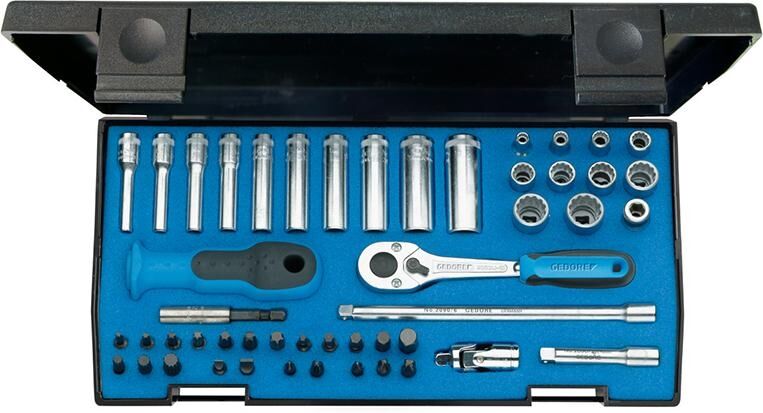 GEDORE Steckschlüssel Set 1/4" UD-IN-IS-PH-PZ-TX-XZN 20 LMU-10 1815687
