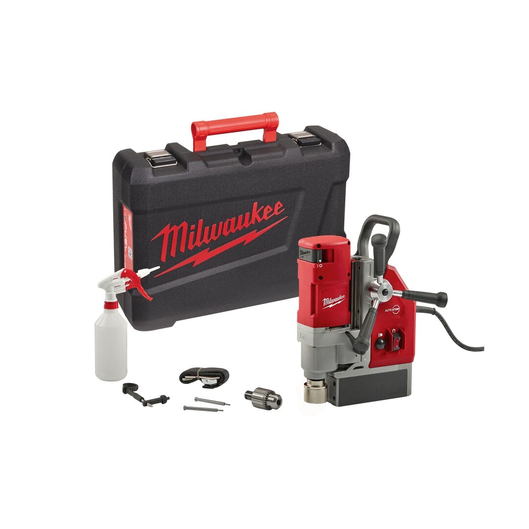 MILWAUKEE Akku-Magnetkernbohrsystem MDE41 im Transportkoffer