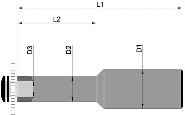 TSCHORN Sägeblattaufnahme D 32x8mm Form B DIN1835B