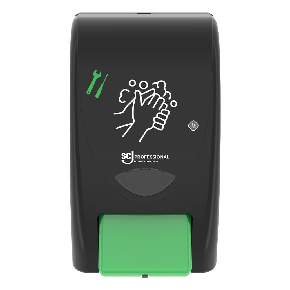 SC JOHNSON Kartuschen-Spender schwarz mittelstarke Reiniger 2L HVY2LDBGER