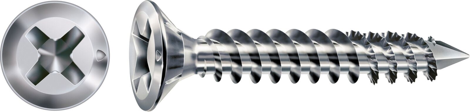 SPAX Fensterbauschraube H2 4x38mm Sonderkopf FEX CUT WIROX 2000 Stück