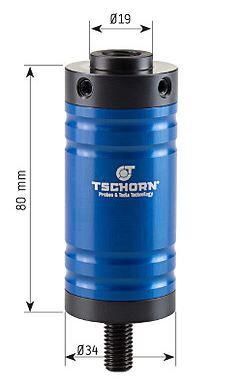 TSCHORN FlexiClamp Set M8 Aufspannbolzen H80mm & Spannschraube Standard