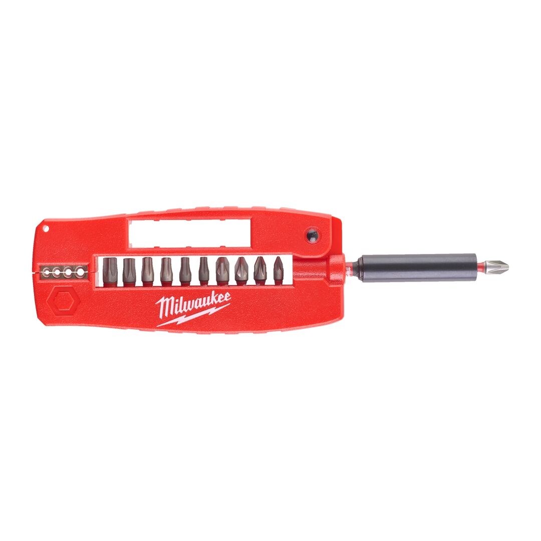 MILWAUKEE Drive Guide Bit Set PZ & TX 12-teilig SHOCKWAVE