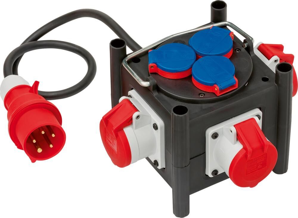 BRENNENSTUHL Kompakt-Stromverteiler H07RN-F5G1,5 1m 3xCEE400V + 3x230V