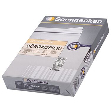 SOENNECKEN Kopierpapier Bürokopier 5100 DIN A4 80g weiß 500 Bl./Pack.