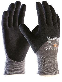 ATG Montage-Handschuh MaxiFlex Ultimate Gr. 7 Nitrilschaum grau/schwarz 34-875