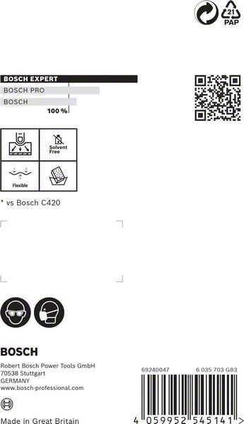 BOSCH Flex Schleifschwamm EXPERT 98x120x13mm m F SF VE 3