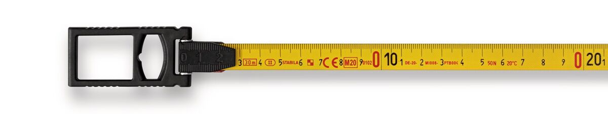STABILA Rahmenbandmaß LBM 1000 STEEL 50m Stahlband metrische Skala