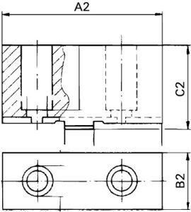 RÖHM Dreibackensatz AB 125mm DIN6350